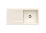 Villeroy & Boch Siluet Einbauspüle 333601KR mit Ablaufgarnitur und Handbetätigung, Crema