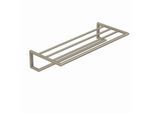 Kludi VELA R Handtuchablage mit 58989N5 Badetuchhalter Stainless Brushed Nickel