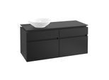 Villeroy & Boch Legato Waschtischunterschrank B58000PD 120x55x50cm, Black Matt Lacquer