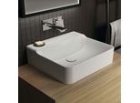 Ideal Standard Conca Waschtisch T3817MA ohne Hahnloch und Überlauf, geschliffen, 500 x 450 x 145 mm, weiß Ideal Plus