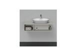 Duravit D-Neo Waschtisch-Unterschrank DE495900707 100 x 55 cm, Betongrau Matt, 1 Fach, 1 Konsolenplatte, wandhängend