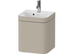 Duravit Happy D.2 Plus Möbelwaschtisch-Unterschrank HP4634O60600000 40x36cm, 1 Tür, Anschlag rechts, mit Hahnloch, taupe seidenmatt