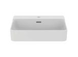 Ideal Standard Conca Waschtisch T3691MA mit Hahnloch und Überlauf, 600 x 450 x 165 mm, weiß Ideal Plus