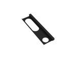 Hewi Waschtischprofil 950.13.0006SC 470mm, mit Ablage 360x102mm, dunkelgrau perlglimmer tiefmatt, Loch rechts