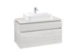 Villeroy & Boch Legato Waschtischunterschrank B75600E8 100x55x50cm, White Wood