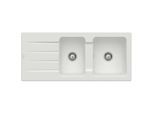 Villeroy & Boch Architectura Einbauspüle 338001SM mit Ablaufgarnitur und Handbetätigung, Steam