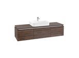 Villeroy & Boch Legato Waschtischunterschrank B761L0VH 160x38x50cm, mit LED-Beleuchtung, Arizona Oak