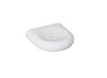 Hewi 477 Seifenhalter 477.02B10098 97mm, mit Noppen, matt, signalweiß