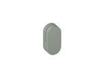 Hewi 477 Spiegelhalter 477.01B10095 30x60x18mm, flach, 2 Stück, matt, felsgrau