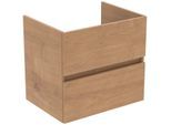 Ideal Standard Eurovit Plus Möbeldoppelwaschtischunterschrank R0259Y8 Hamilton Eiche, 60x44x55cm, 2 Auszüge