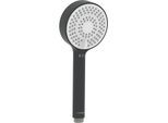 Hansa Hansabasicjet Handbrause 4463030033 3-strahlig, mattschwarz, d= 95mm, 3-strahlig