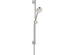 Hansa Hansabasicjet Brausestangen-Set 44780213 650 mm, Handbrause einstrahlig, chrom, d= 18mm
