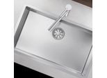 Blanco Claron Spüle 521580 700-IF, 74 x 44 cm, Edelstahl Seidenglanz, ohne Ablauffernbedienung