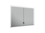 Keuco Royal Lumos Spiegelschrank 14314172303 1000 x 735 x 165 mm, Wandeinbau, silber-eloxiert, 2 lange Türen