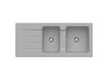 Villeroy & Boch Architectura Einbauspüle 338001KD mit Ablaufgarnitur und Handbetätigung, Fossil