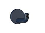 Hewi 477 Wandhaken 477.90B03550 105mm, Türpuffer schwarz, matt, stahlblau