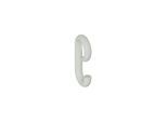 Hewi 477 Haken 477.30B02097 105x50mm, zum Aufschieben, matt, lichtgrau