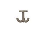 Hewi 477 Haken 477.90B05284 70mm, 3-fach, drehbar, über 15mm Dicke, matt, umbra