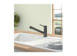 Villeroy und Boch Como Window Küchenarmatur 92580005 8,6 l/min, umlegbar, ausziehbar, Edelstahl anthracite