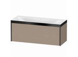 Duravit XViu Waschtisch-Unterschrank XV4612NB275P 120x48cm, 1 Auszug, ohne Hahnloch, schwarz matt, Rahmen P, leinen