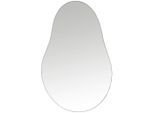 Ambia Home Wandspiegel , Silberfarben , Glas , Uni , Freiform , 32x50 cm , Garderobe, Garderobenspiegel