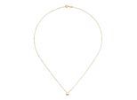 Kette mit Anhänger JOBO "Herz", gelb (gelbgold 375), Halsketten, Damen, Gelbgold 375, L: 42, 375 Gold 42 cm