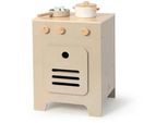 Musterkind Kinderküche , Grau, Naturfarben , Holz, Holzwerkstoff , 31.5x48x35 cm , EN 71, CE, FSC 100% , Spielzeug, Holzspielzeug