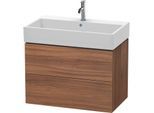 Duravit L-Cube Waschtisch-Unterschrank LC627707979 78,4x 45,9 cm, nussbaum natur, 2 Schubkästen, wandhängend