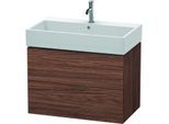 Duravit L-Cube Waschtisch-Unterschrank LC627702121 78,4x 45,9 cm, nussbaum dunkel, 2 Schubkästen, wandhängend