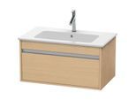 Duravit Ketho Waschtisch-Unterschrank KT641903030 80 x 47,5 cm, Eiche natur, 1 Auszug, wandhängend