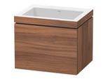 Duravit L-Cube Waschtisch-Unterschrank LC6916N7979 60 x 48 cm, ohne Hahnloch, nussbaum natur, 1 Auszug
