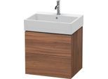 Duravit L-Cube Waschtisch-Unterschrank LC627507979 58,4x 45,9 cm, nussbaum natur, 2 Schubkästen, wandhängend