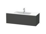 Duravit L-Cube Waschtischunterbau LC614304949 Graphit Matt, 122,2x40x48,1cm, 1 Auszug