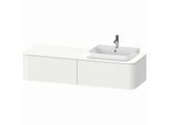 Duravit Happy D.2 Waschtisch-Unterschrank HP4934R3636 35,4 x 160 x 55 cm, 2 Auszüge, für Möbelwaschtisch, rechts, weiß seidenmatt