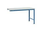 Manuflex Ansatztisch UNIVERSAL Spezial, Tischplatte Melamin, 1500x1000, brillantblau