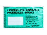 Papier-Dokumententasche/Lieferscheintasche SecurePack, DIN lang, Fenster links, mit Aufdruck, selbstklebend, 100 % recycelbares Pergaminpapier, grün, 250 Stück
