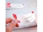Avery Zweckform Adressetiketten J8163-25, geeignet für Inkjetdrucker, 99,1 x 38,1 mm, 350 Stück/25 A4-Bogen, 100 % FSC®-Papier, weiß