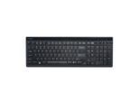 USB Tastatur Kensington Advance Fit™ K72357DE, deutsches Full-Size Layout, Füße um 30° klappbar, mit USB-Kabel, matt-schwarz