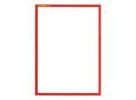 Schäfer Shop Pure SSI Magnetrahmen Standard, DIN A4 Hochformat, 5 Stück, rot