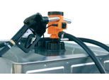 Elektropumpe CEMO, 12V, 25 l/min effektiv, 4 m Anschlusskabel mit Klemmen, 6 m Schlauch, Automatik-Zapfpistole