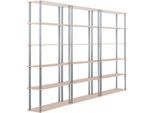 Komplettangebot 3 Büroregale mit je 6 Böden (5 OH)