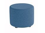 Nowy Styl Sitzhocker TAPA Round, Sperrholz, gepolstert, Schurwolle-Bezug, blau