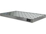 Kleingebindewanne Bauer KGW 3/M, Volumen 27 l, bis 150 kg, mit Lochblechrost, B 1000 x T 600 x H 70 mm, Stahl verzinkt