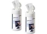 Durable Screenclean, feucht, 2 Dosen á 100 Tücher