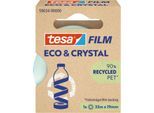 tesafilm® eco & crystal Klebeband, transparent, reißfest, L 33 m x B 19 mm, 1 Rolle