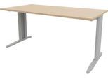 Schreibtisch ARLON-OFFICE, B 1600 x T 800 x H 730 mm, Eiche-Dekor