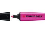 Textmarker STABILO® BOSS Original, Keilspitze, lichtbeständig, schnell trocknend, lila, 10 Stück
