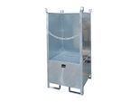 Bauer Fass-Stapelpalette, Auffangvolumen 210 L, verzinkt