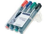 STAEDTLER Lumocolor permanent marker 352, 4er-Set, farbsortiert
