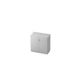 Aktenschrank, 2 OH, B 800 x T 420 mm, lichtgrau
